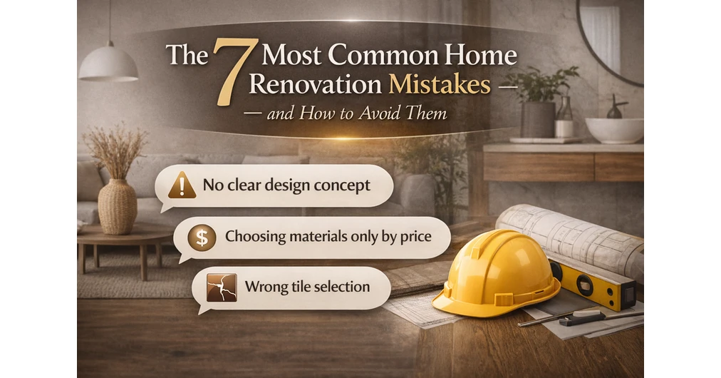 The 7 Most Common Mistakes in Home Renovation – and How to Avoid Them