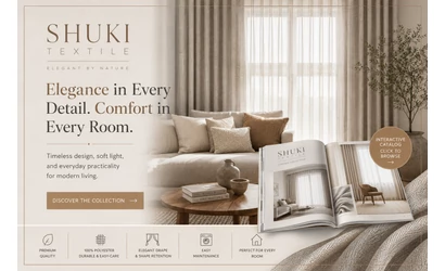 Shuki Textile – Elegancja i wyrafinowanie dla Twoich okien