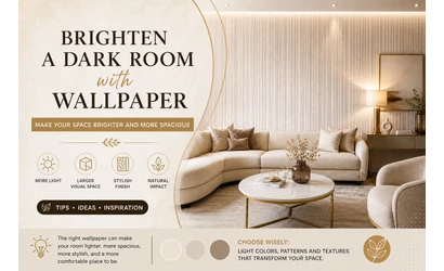 Brighten a Dark Room with Wallpaper – Tips & Ideas
