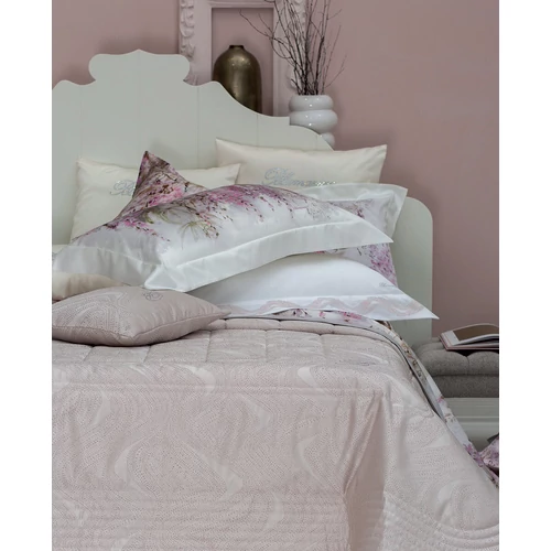 Crystelle Bedspread for double bed270x270(02.Powder.pink)