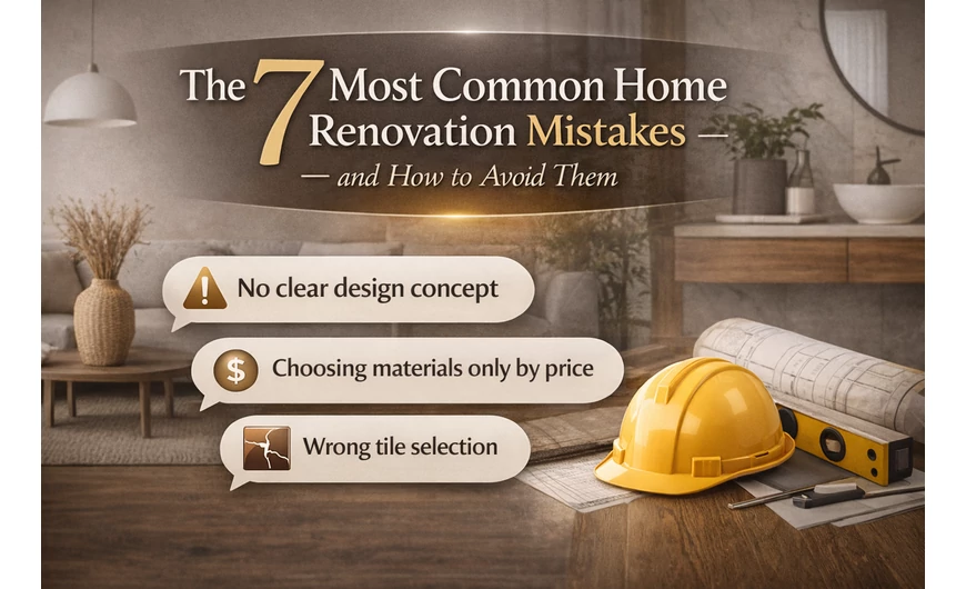 The 7 Most Common Mistakes in Home Renovation – and How to Avoid Them
