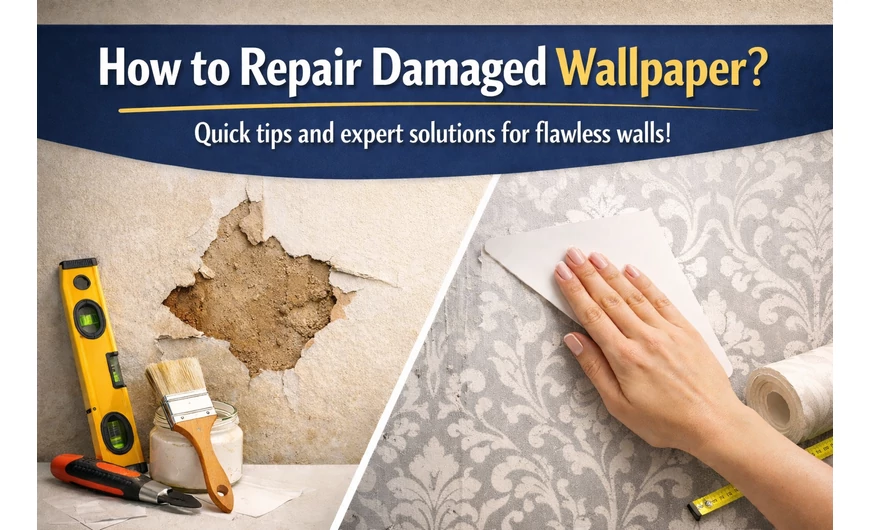 How to Repair Damaged Wallpaper? – A Complete Guide to Wallpaper Repair